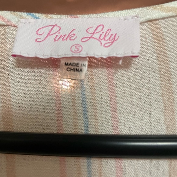 Pink Lily Romper - Picture 2 of 2